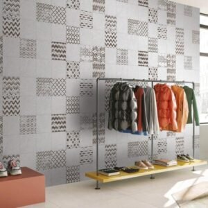 Glam White 200x200 mm Matte Finish Ceramic Wall Tiles
