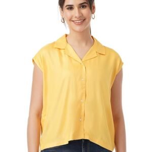 FYLTR Women's Casual Fashion Top with Resort Collar Neck - Yell-ove