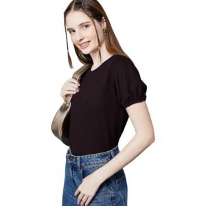 Fame Forever by Lifestyle Women Brown Top