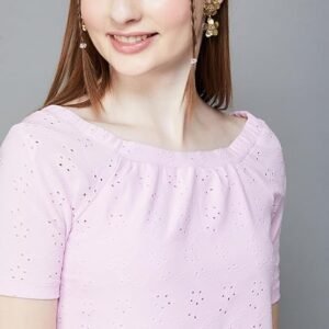 Fame Forever by Lifestyle Women Pink Top
