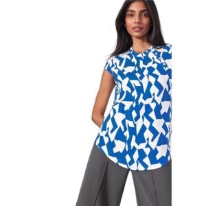 The Label Life Women Mosaic Print High Neck Top