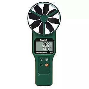 Extech Anemometer with Humidity 40 to 5900 fpm AN310