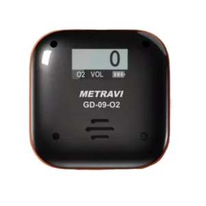 Metravi Portable Oxygen Gas Detector 5% Black, GD-09-O2